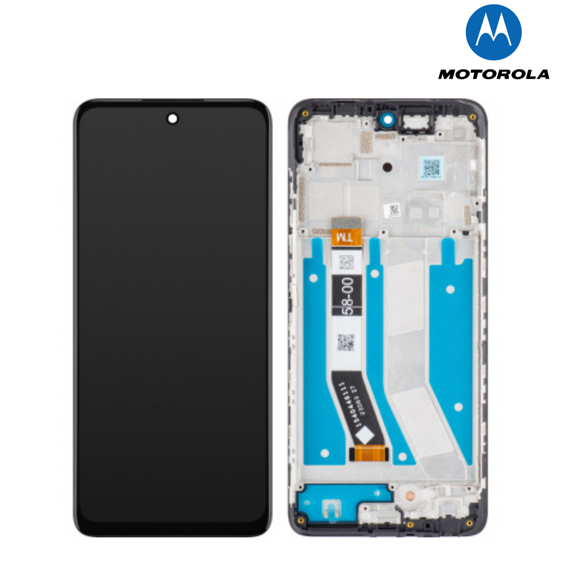 Motorola Moto G53 Black Service Pack LCD